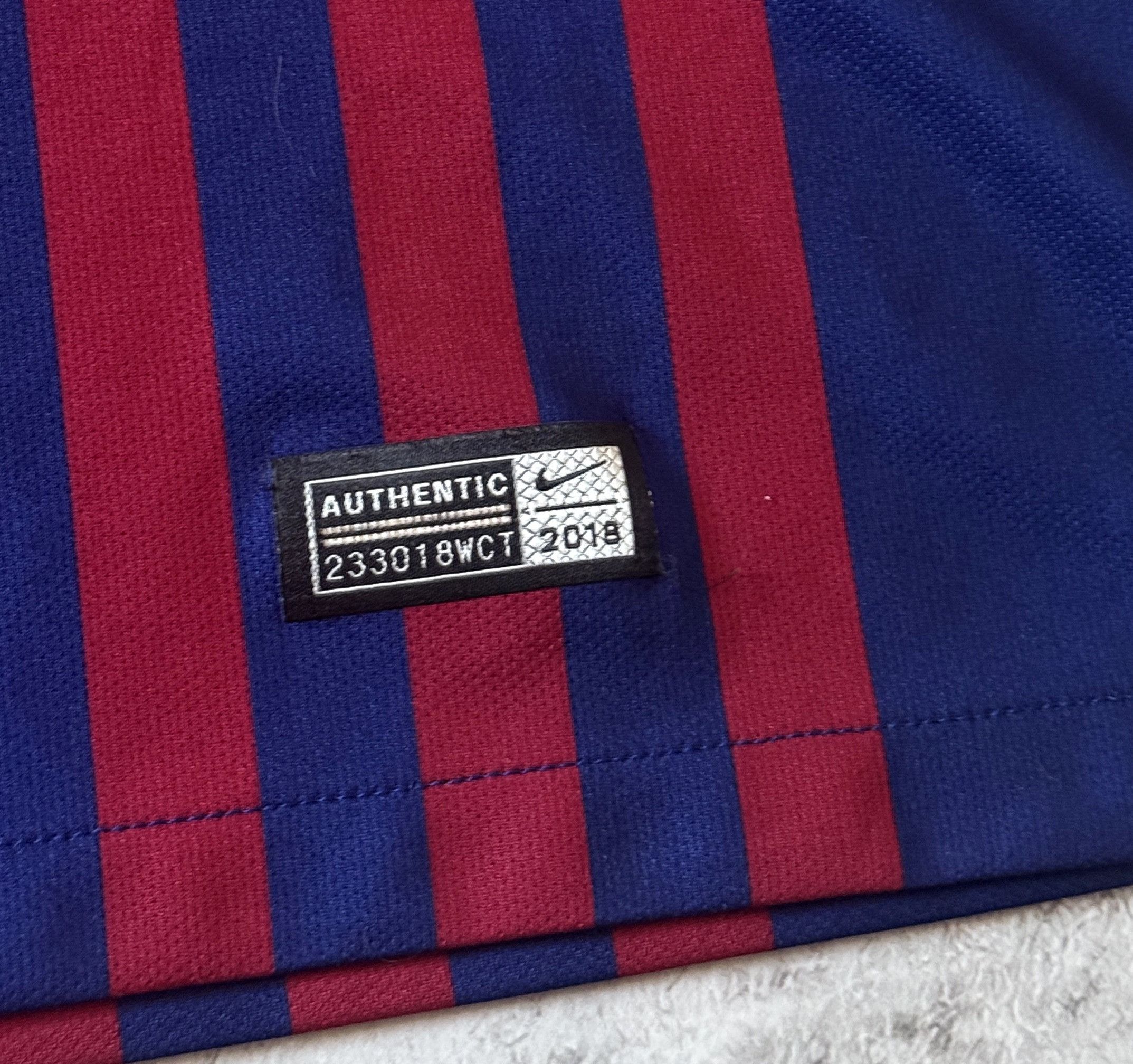 Nike BARCELONA 2018 2019 FOOTBALL SHIRT SOCCER JERSEY 894430-456 Size US XL / EU 56 / 4 - 4 Thumbnail