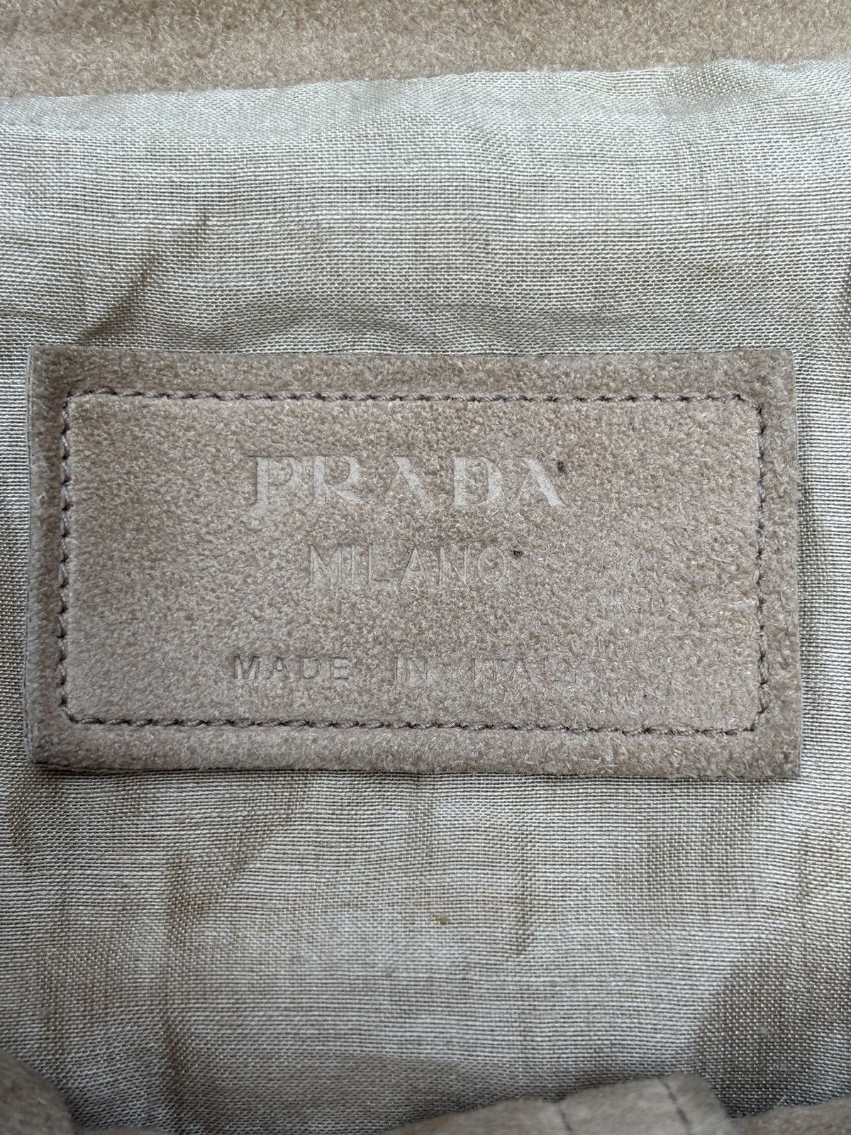 Prada 2009 Suede Leather Jacket Size US L / EU 52-54 / 3 - 15 Thumbnail
