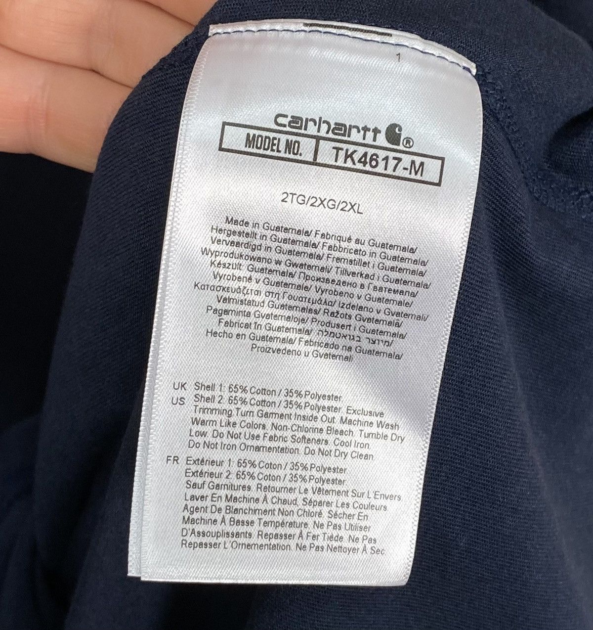 Carhartt Carhartt Force Long Sleeve T-shirt Relaxed Fit Tee Pocket Size US XXL / EU 58 / 5 - 4 Thumbnail