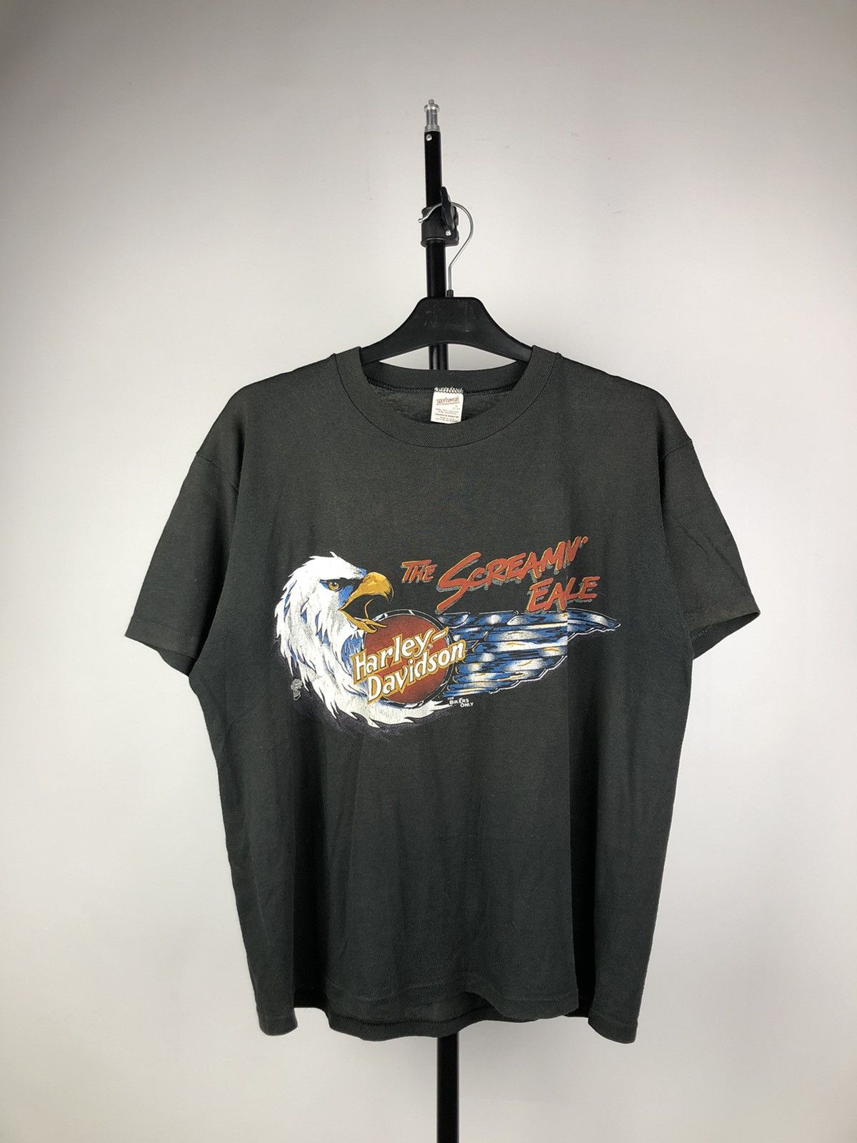 Harley Davidson 🔥🇺🇸HARLEY-DAVIDSON 70S VERY RARE VINTAGE SINGLE STITCH Size US M / EU 48-50 / 2 - 1 Thumbnail