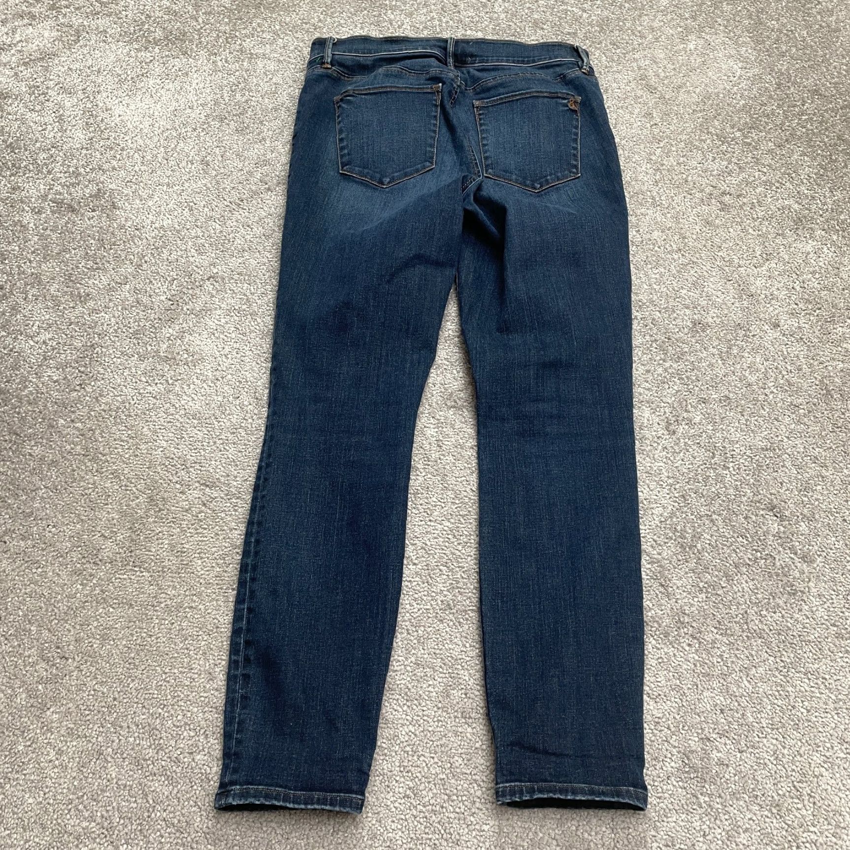 Lou & Grey Lou & Grey Skinny Jeans Womens 27 Blue Mid Rise Stretch 28x26.5 Denim Size 27" / US 4 / IT 40 - 2 Thumbnail