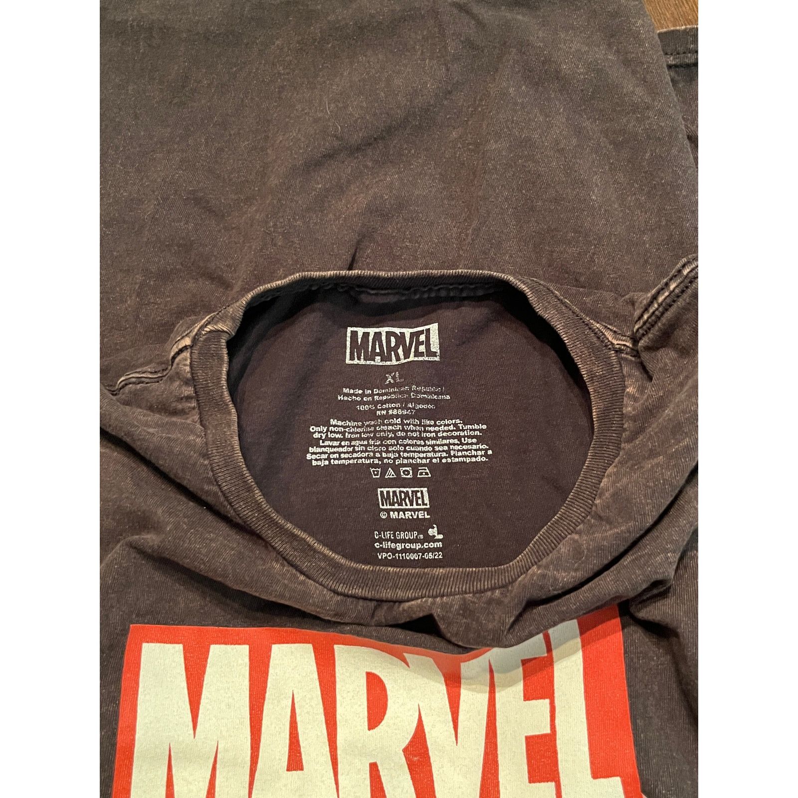Marvel Comics Marvel Comics T-Shirt XL Retro Avengers Acid Wash Mineral Size US XL / EU 56 / 4 - 4 Thumbnail