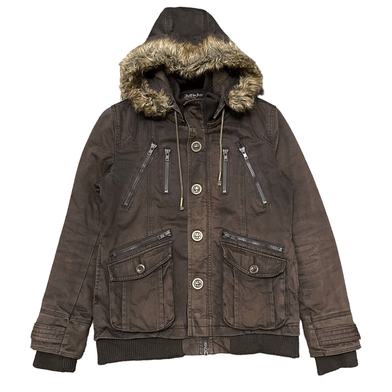 ジャケット・アウター vintage in the attic fur corduroy coat vintage in the attic fur corduroy coat