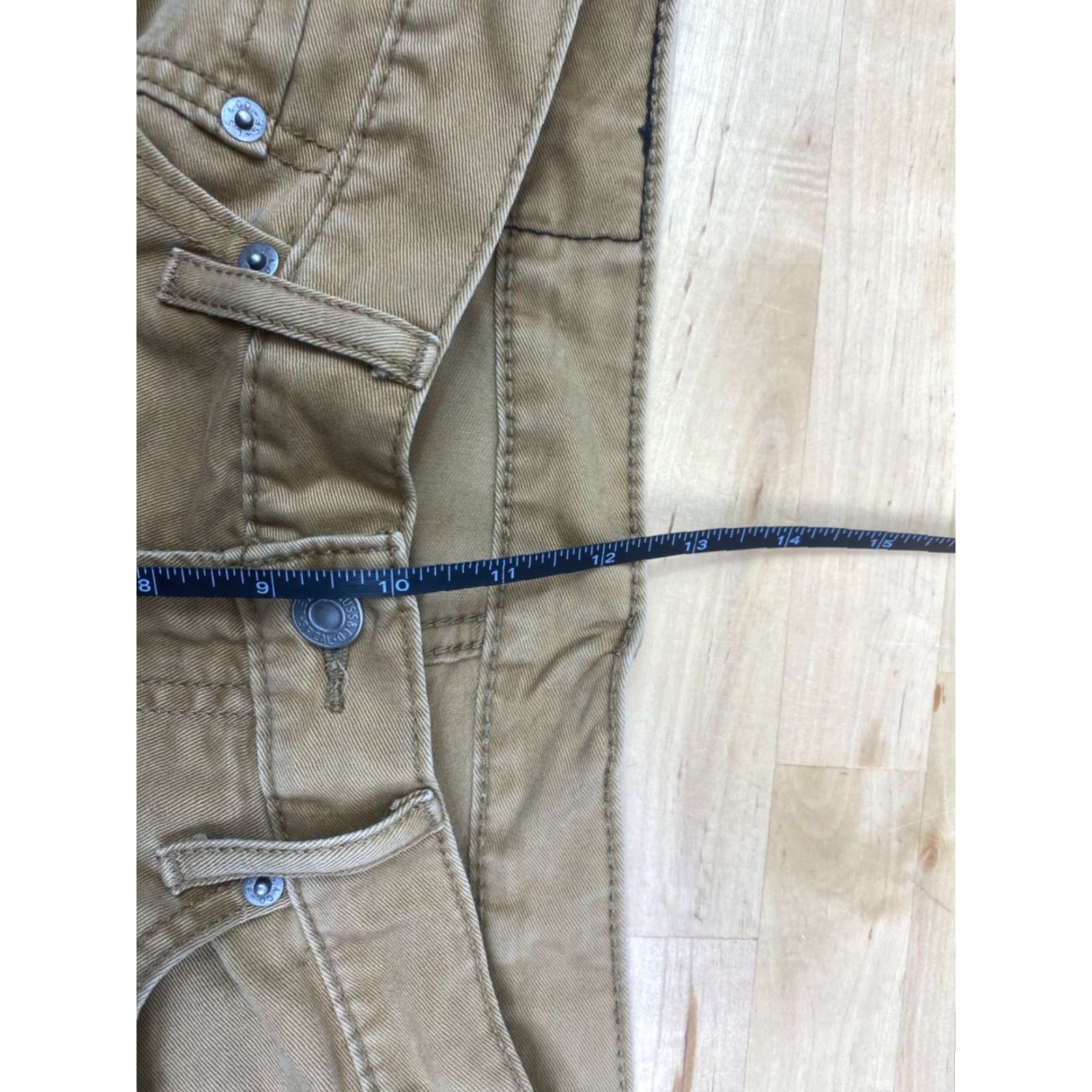 Levi's Levi's 514 Jeans Mens 32x31 Casual Straight Tan Beige Khaki #8283 Denim Regular Size US 32 / EU 48 - 5 Thumbnail