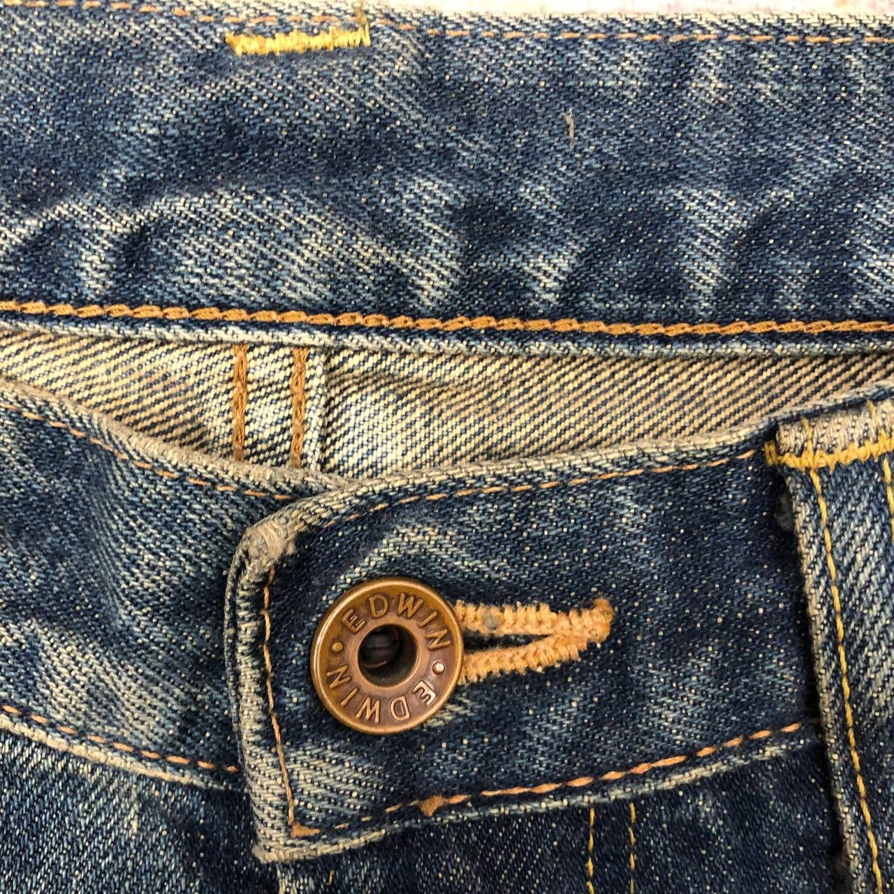 Edwin P46 VTG JAPAN EDWIN SELVEDGE JEANS Size US 30 / EU 46 - 5 Thumbnail