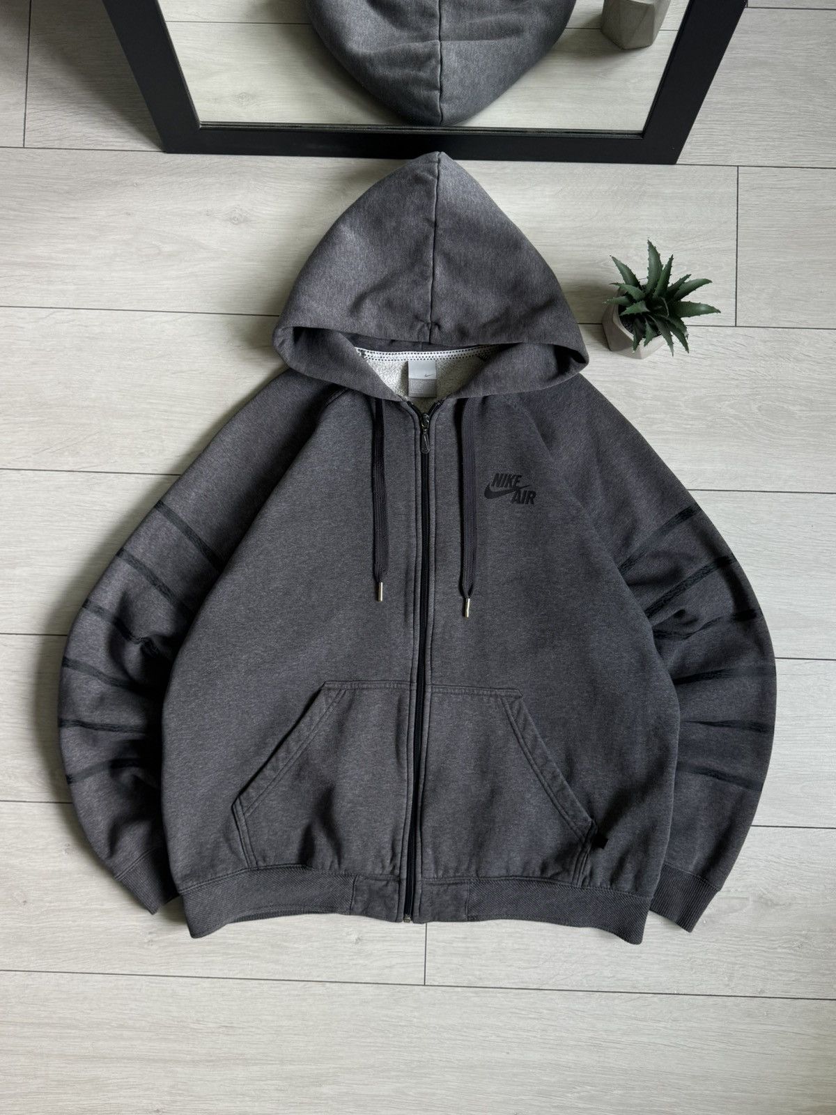Nike Vintage Nike Y2K Zip Hoodie Size US L / EU 52-54 / 3 - 1 Thumbnail