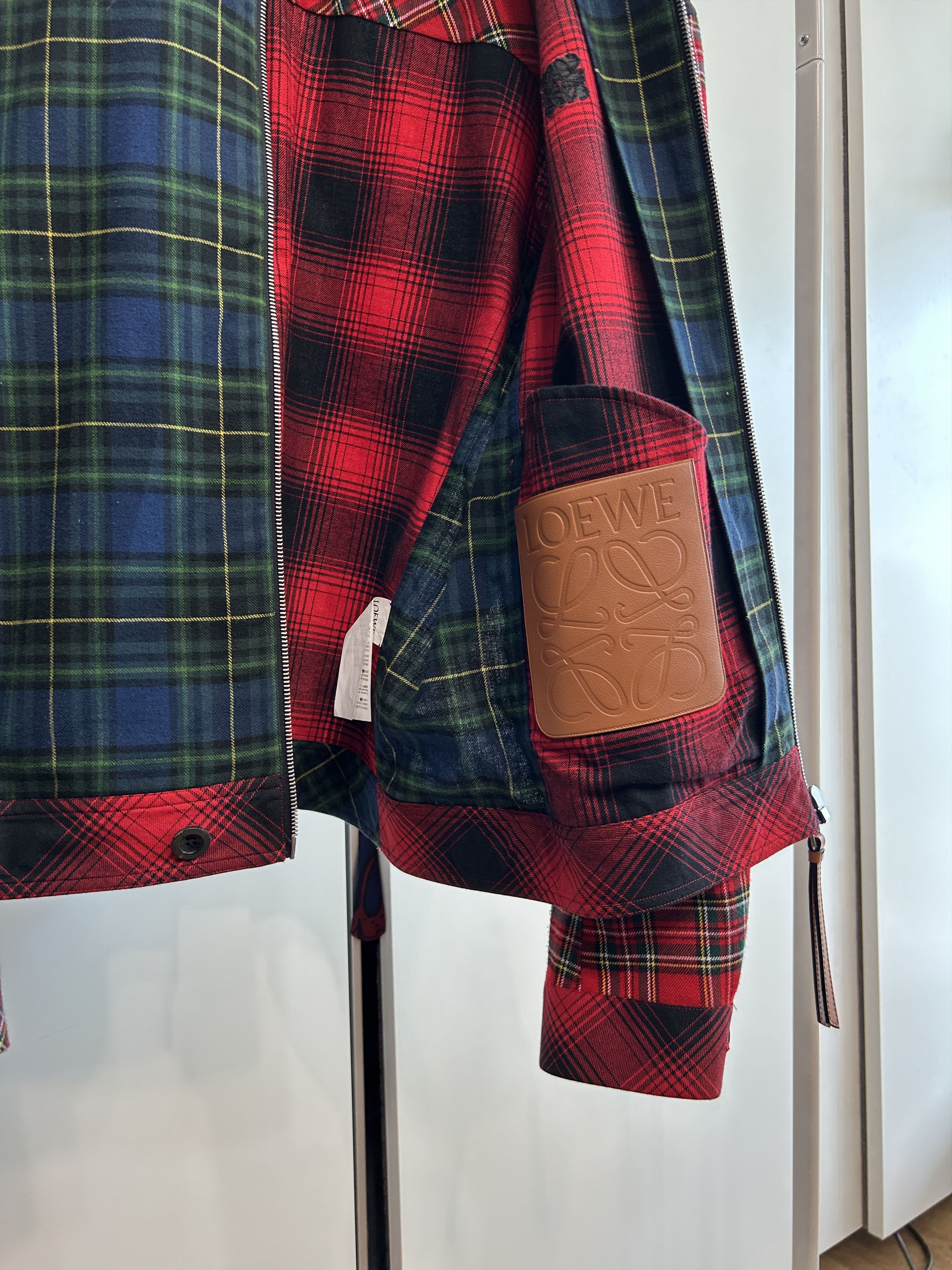 Loewe LOEWE Mixed Tartan Check Jacket Size US M / EU 48-50 / 2 - 5 Thumbnail