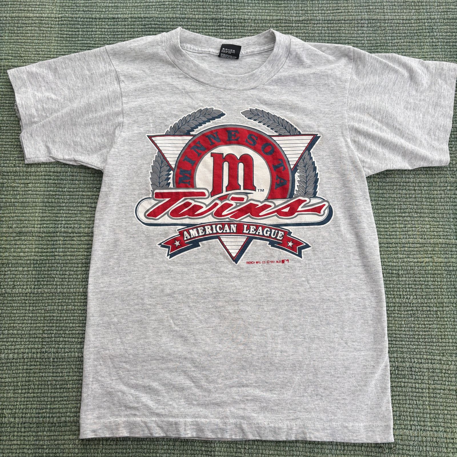 Vintage Vintage 1991 Minnesota Twins single stitched tee shirt Size US M / EU 48-50 / 2 - 1 Thumbnail