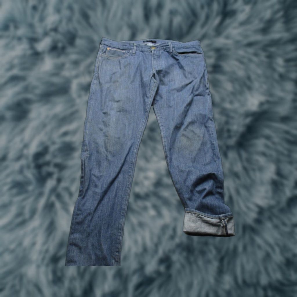 3x1 3x1 Jeans Mens 38 Blue Selvedge Denim Straight Leg Made In USA NYC Relaxed Fit Mens Jeans Blue Light Wash Straight Leg 38 Size US 38 / EU 54 - 1 Thumbnail