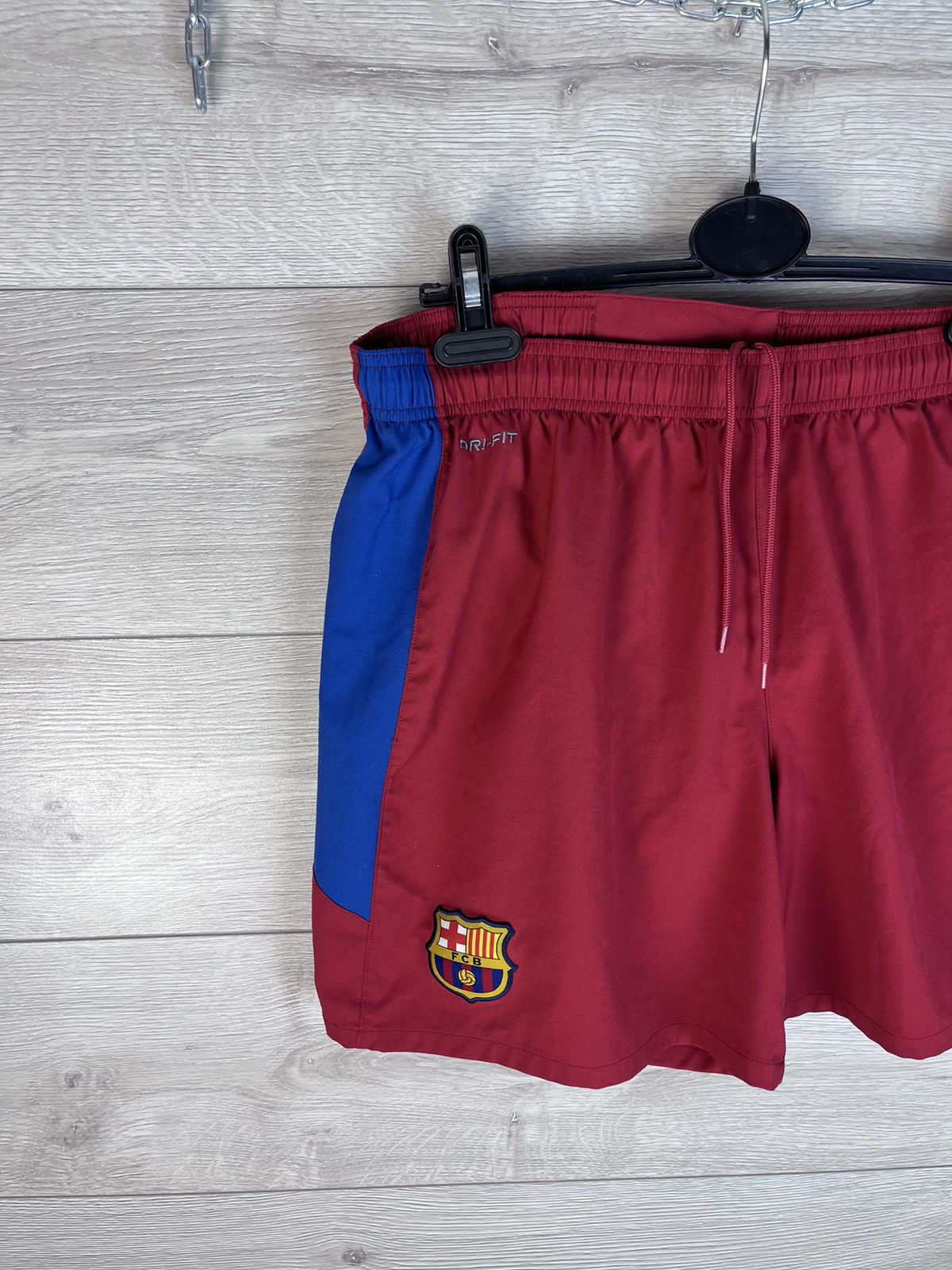 Nike Sports shorts for men Nike Fc Barcelona size M dri-fit Size US 32 / EU 48 - 2 Thumbnail