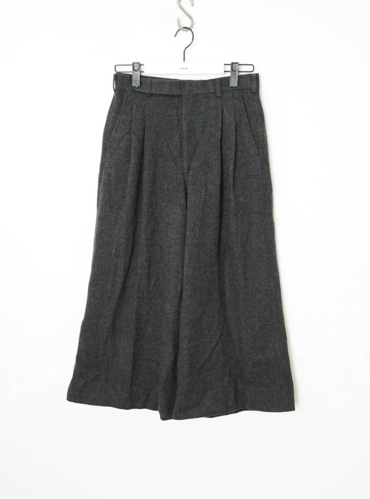 JOHN LAWRENCE SULLIVAN John Lawrence Sullivan Fall/Winter Wool Wide-Leg Pants/Skirt Size US 34 / EU 50 - 1 Thumbnail