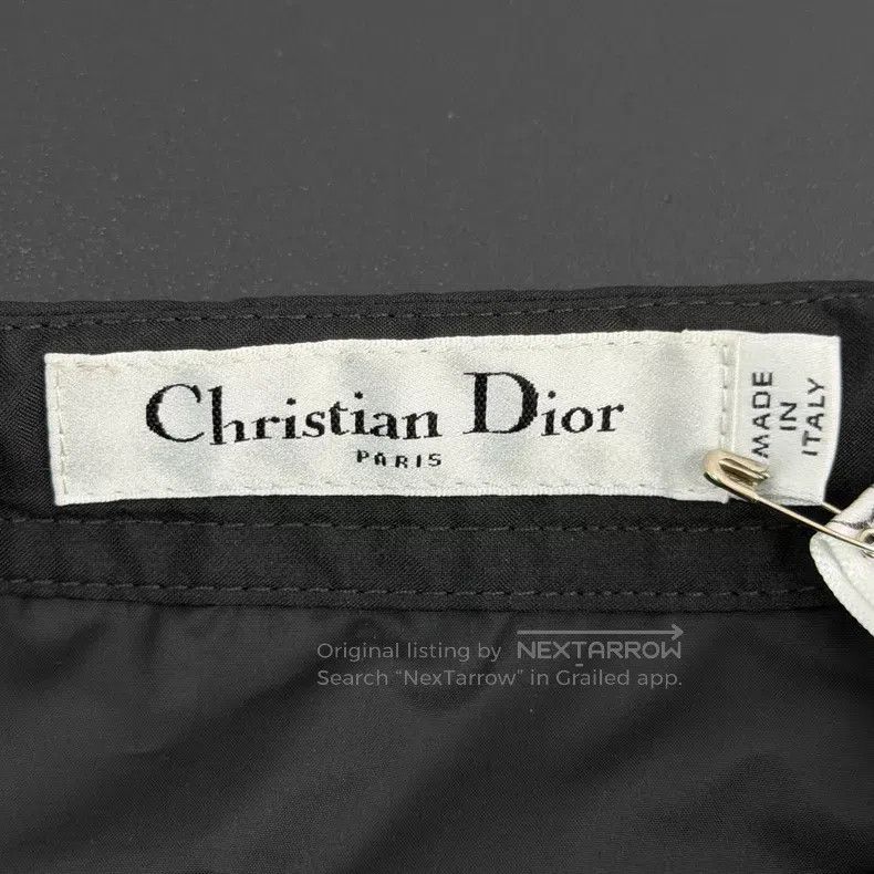 Dior Dior Black drawstring waist skirt Size 24" / US 00 / IT 34 - 5 Thumbnail