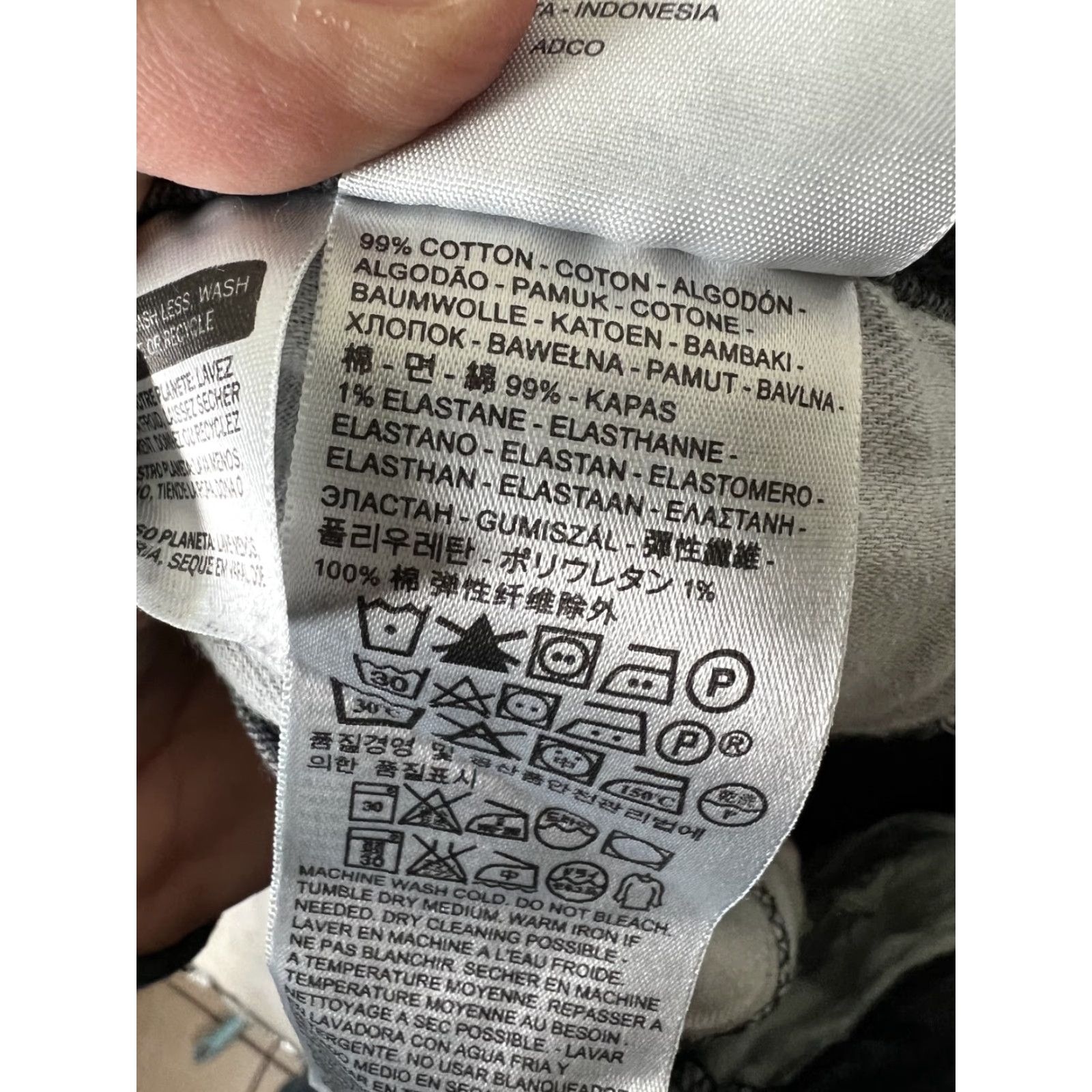 Levi's Levi’s 559 Jeans Men 38x32 Denim Black 5-Pocket Logo 90s USA Vintage Style Straight Relaxed Regular Fit Waist 38 Inseam 32 Size US 38 / EU 54 - 4 Thumbnail