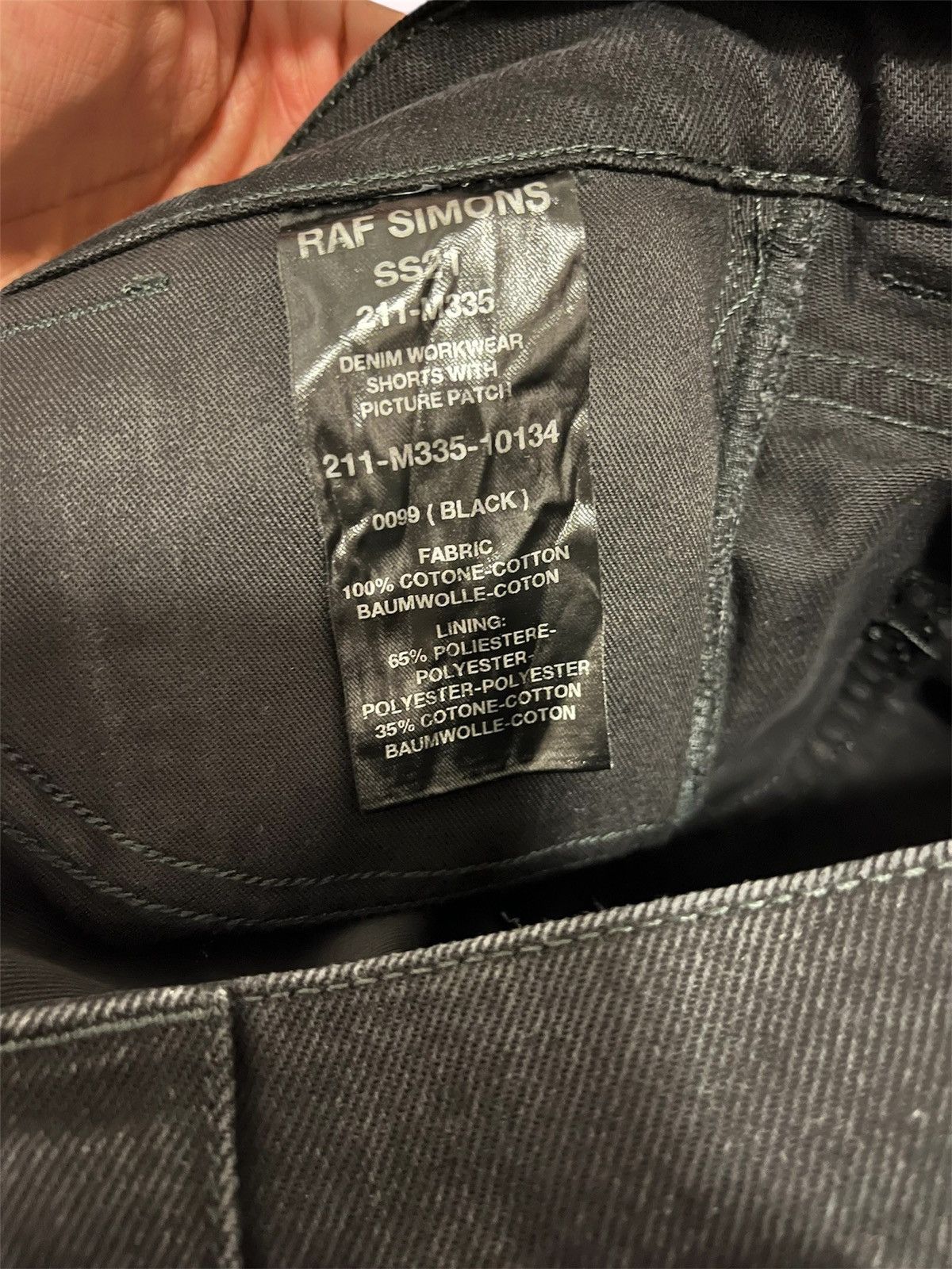 Raf Simons Raf Simons SS21 "Youth Against" Denim Shorts Rare Size US 33 - 5 Thumbnail