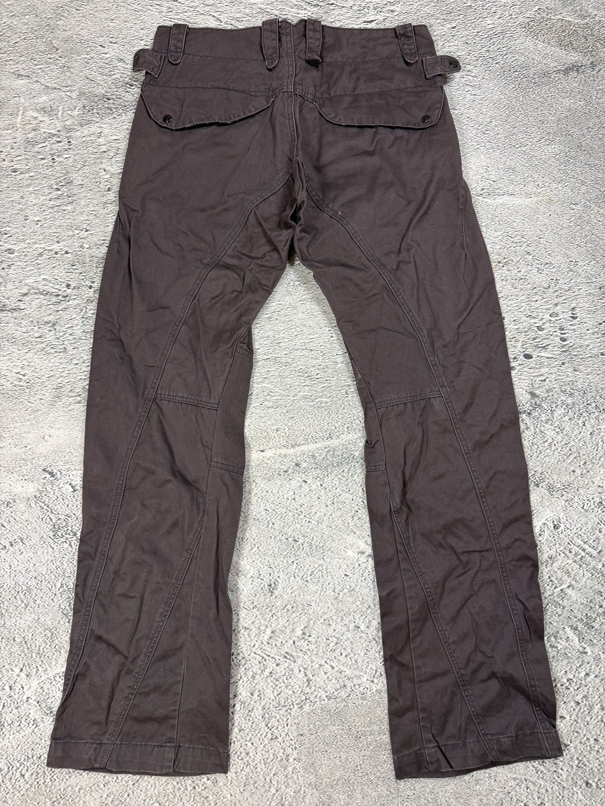 Diesel Diesel Flared Jeans Avant Garde Y2K vintage brown Size 31" - 8 Thumbnail