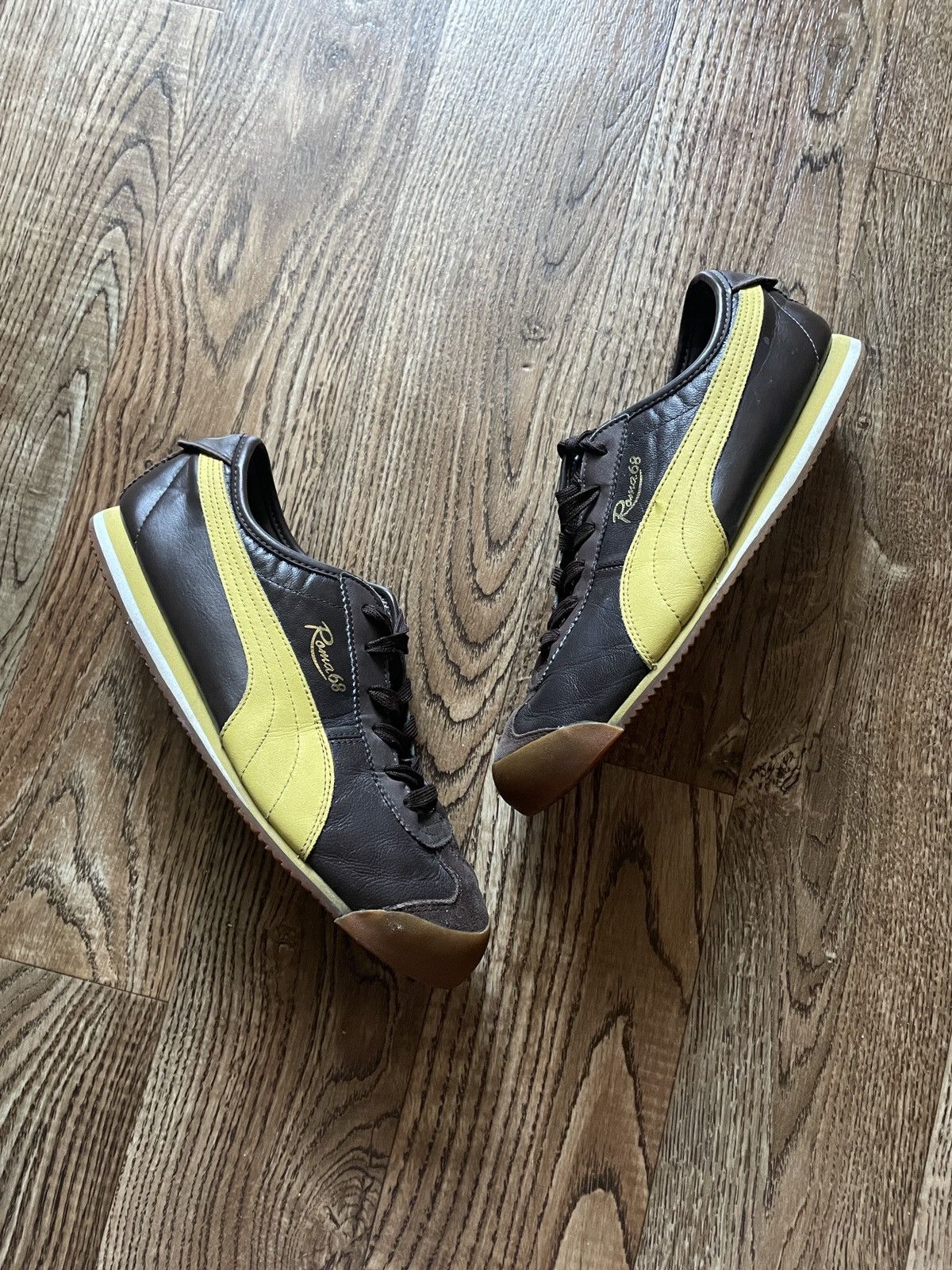 Puma Puma Roma sneakers in brown leather speedcat vintage y2K Size US 9 / EU 42 - 1 Thumbnail