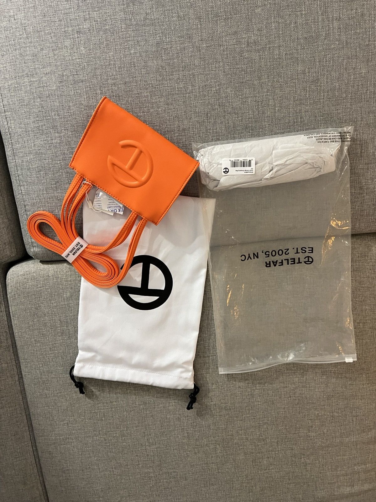 Telfar Telfar Shopping Bag Orange Size ONE SIZE - 1 Thumbnail