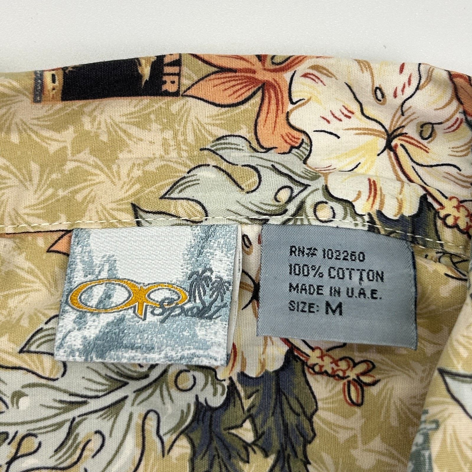 Ocean Pacific Vintage 90s OP Ocean Pacific PanAir Hawaiian Shirt Beige M Size US M / EU 48-50 / 2 - 4 Thumbnail