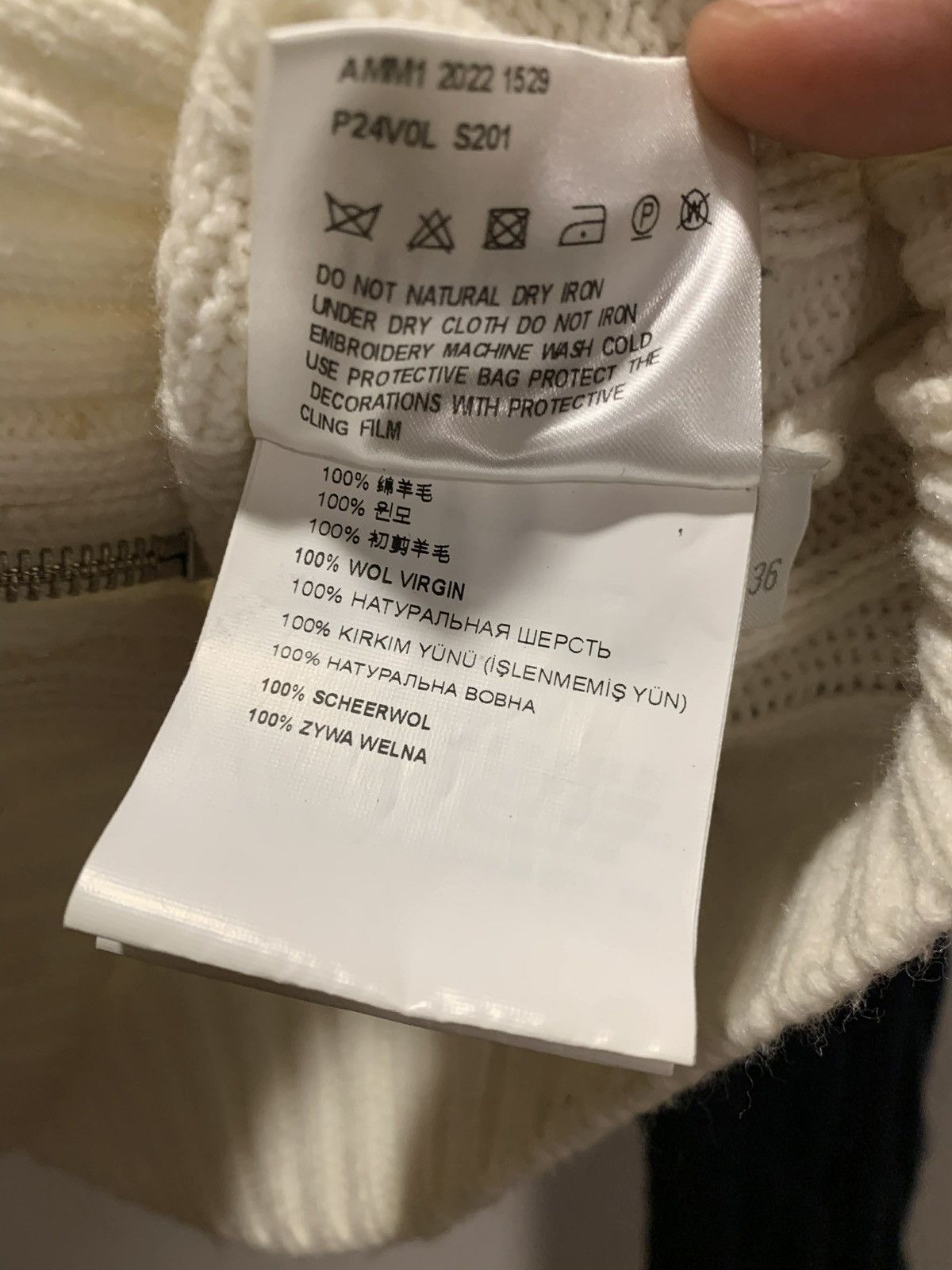 Miu Miu MIU MIU Cable-Knit Wool-Blend Zip Cardigan Size XS / US 0-2 / IT 36-38 - 9 Thumbnail
