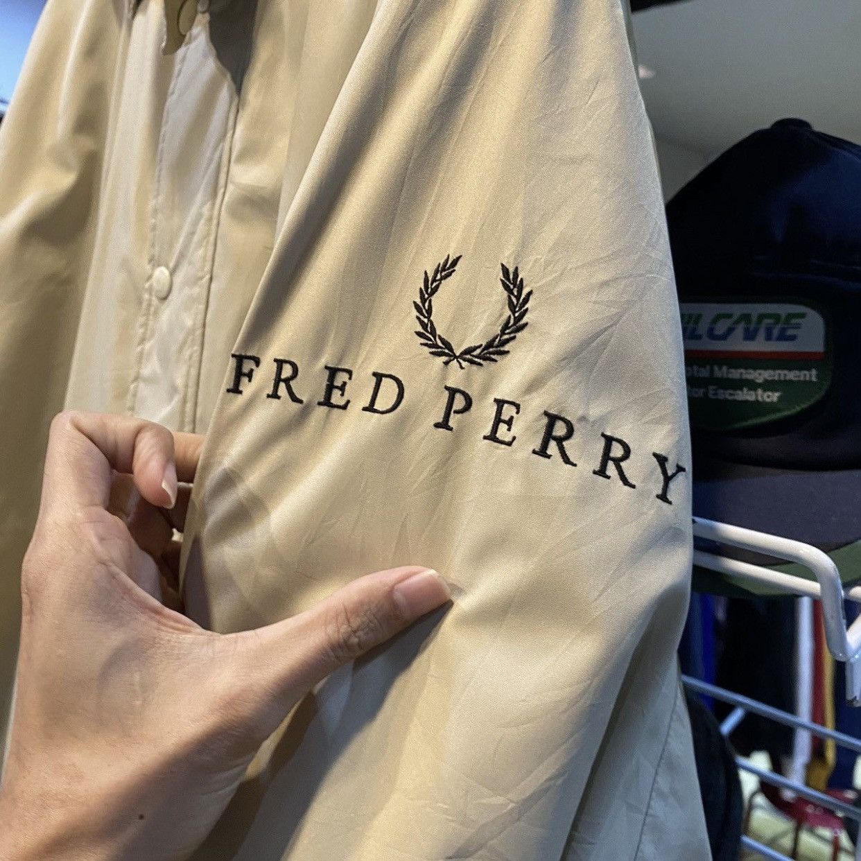 Fred Perry Fred Perry Vintage Sherpa Line Bench Coat Parka Jacket Beige Size US XL / EU 56 / 4 - 9 Thumbnail