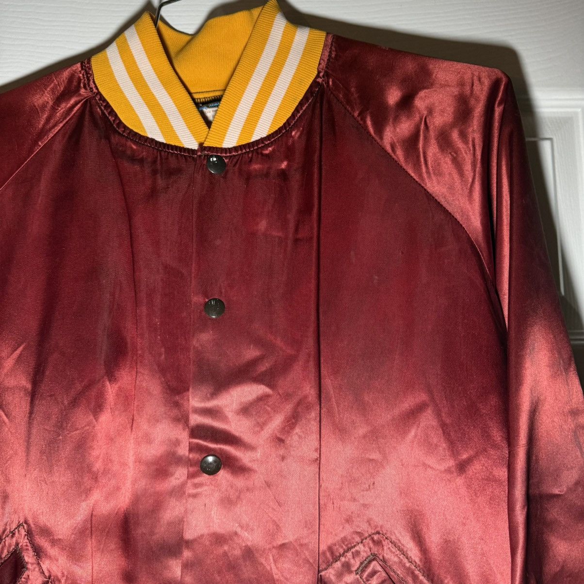 Vintage Vintage Houston Cowboy Satin Jacket Sz XL Size US XL / EU 56 / 4 - 4 Thumbnail