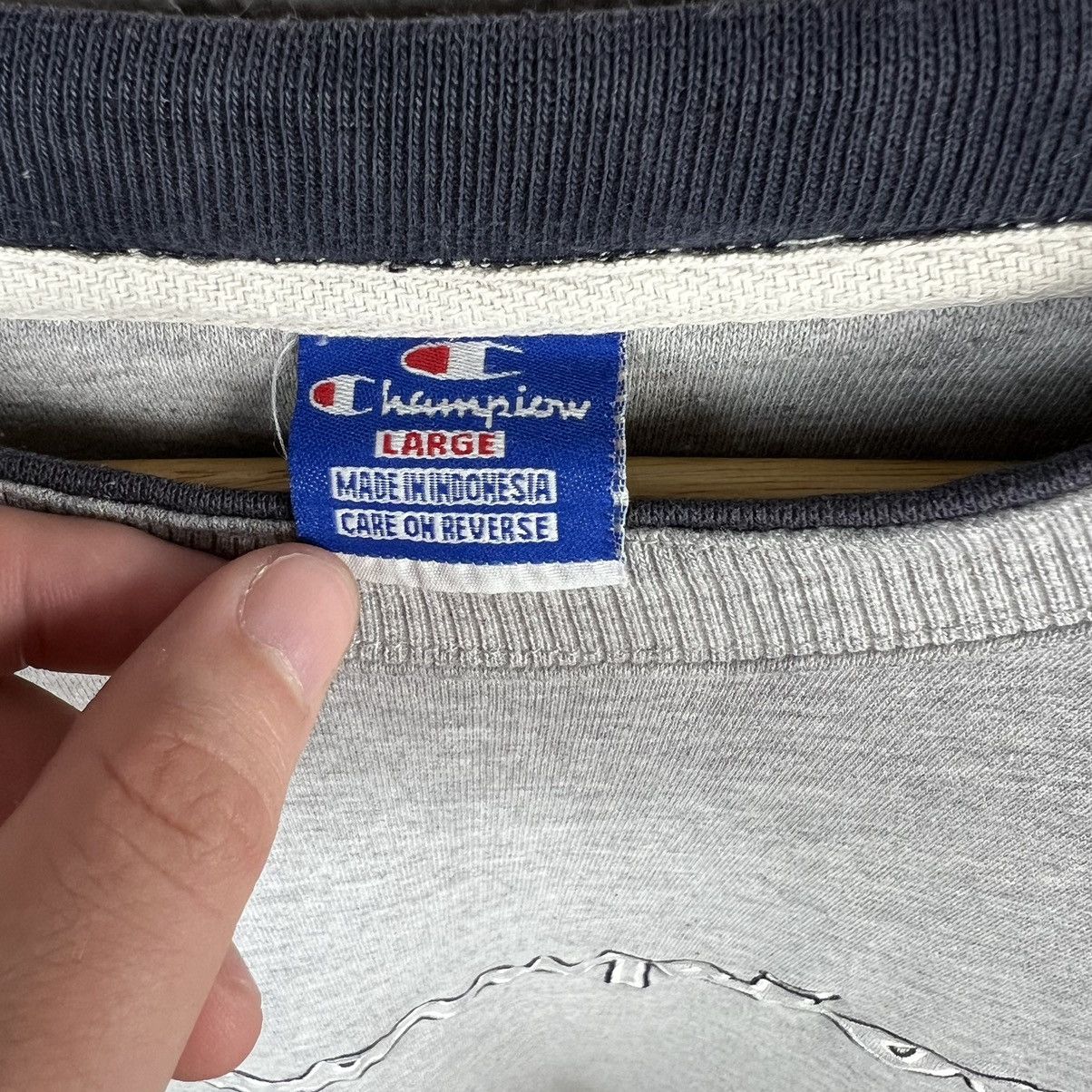 Champion Champion Big Logo Vintage Sweatshirt Size US L / EU 52-54 / 3 - 2 Thumbnail