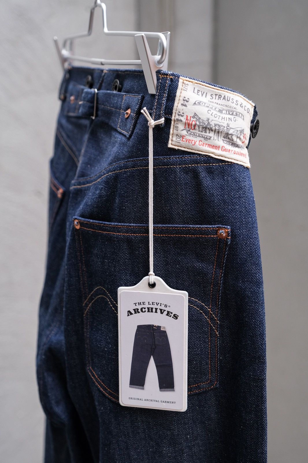 Levi's Vintage Clothing Levi’s Vintage Clothing LVC 1920’s LOT 201 Denim Jeans Size US 34 / EU 50 - 3 Thumbnail