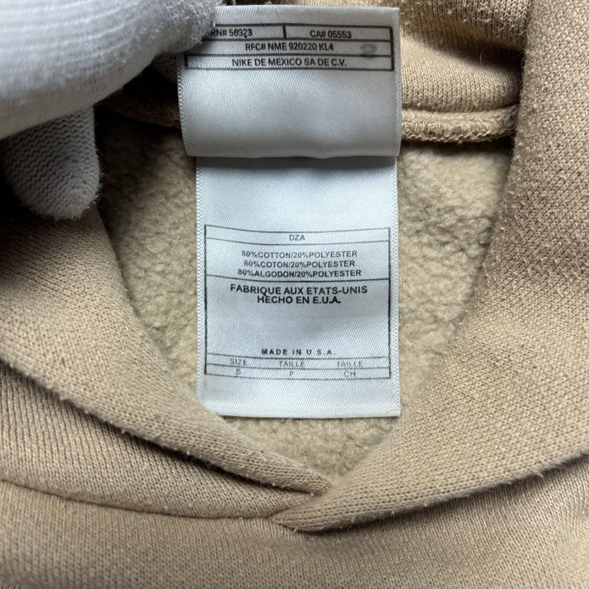 Nike Vintage Nike Central Swoosh Oversized Beige Hoodie Y2K Size US S / EU 44-46 / 1 - 7 Thumbnail