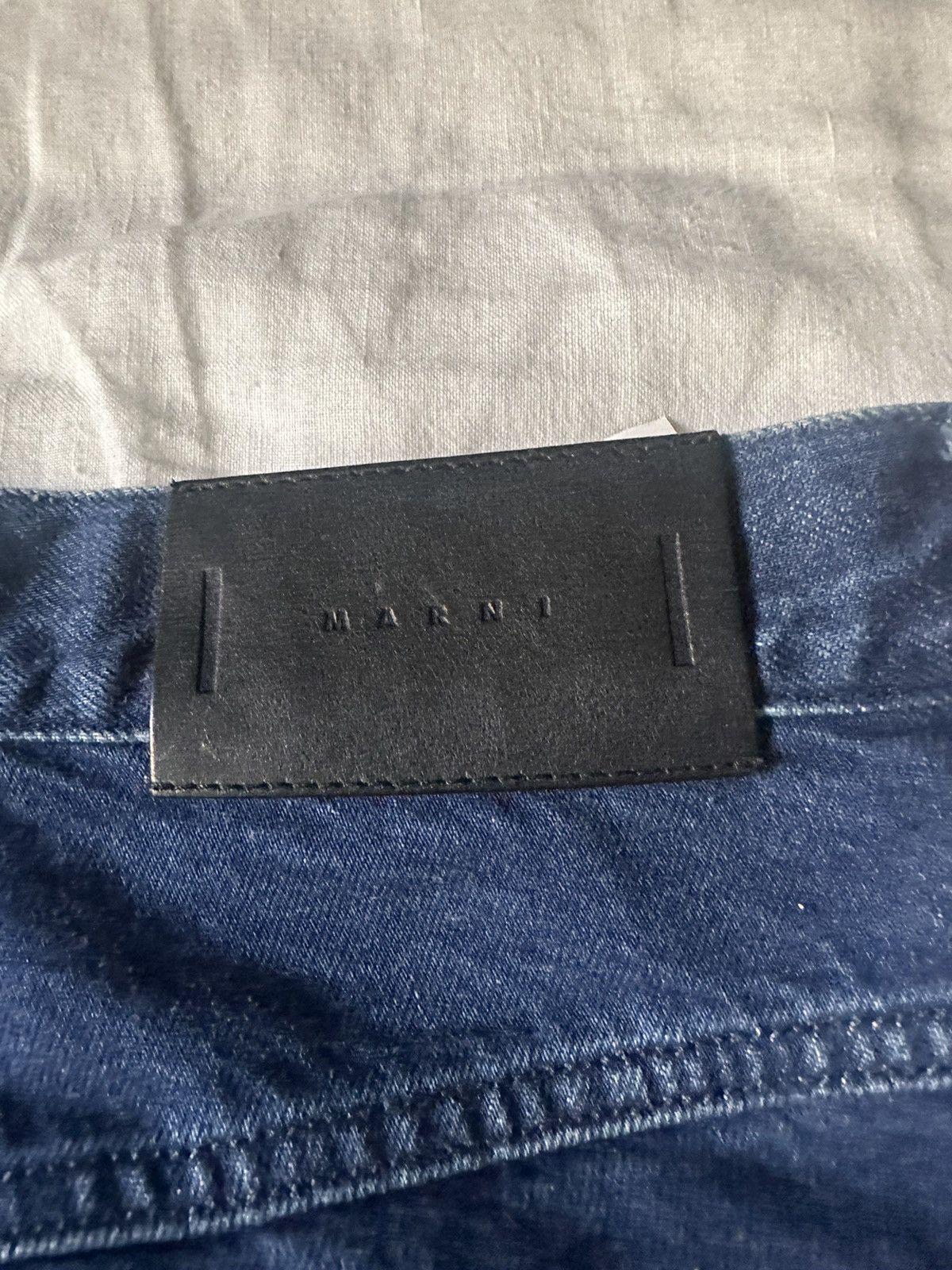 Marni Wool Plaid Contrast Back Pocket Denim Size US 32 / EU 48 - 22 Thumbnail