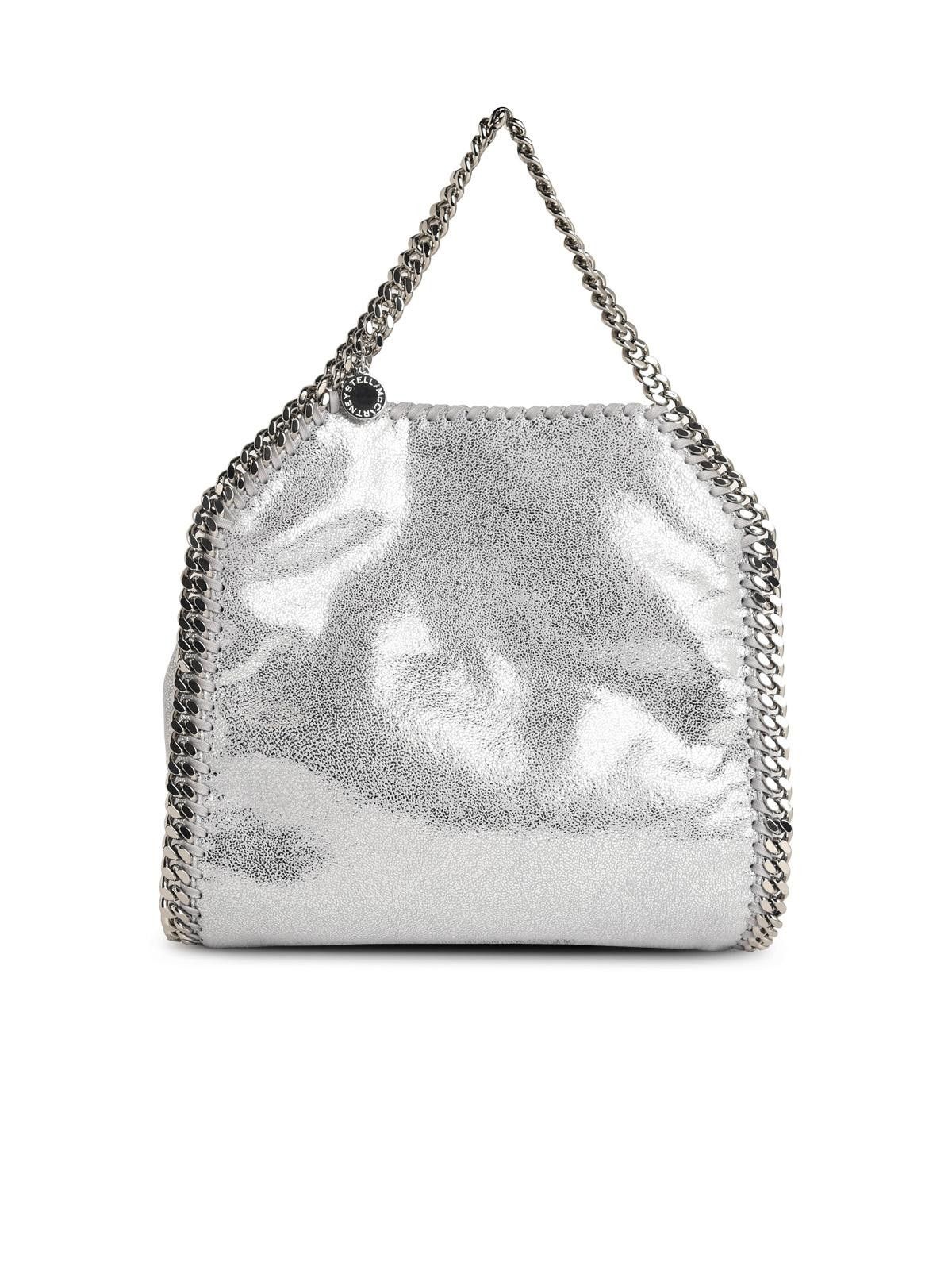 Stella McCartney STELLA McCARTNEY 'Tote Mini Falabella' Silver 'Shaggy Deer' Bag Size ONE SIZE - 1 Thumbnail