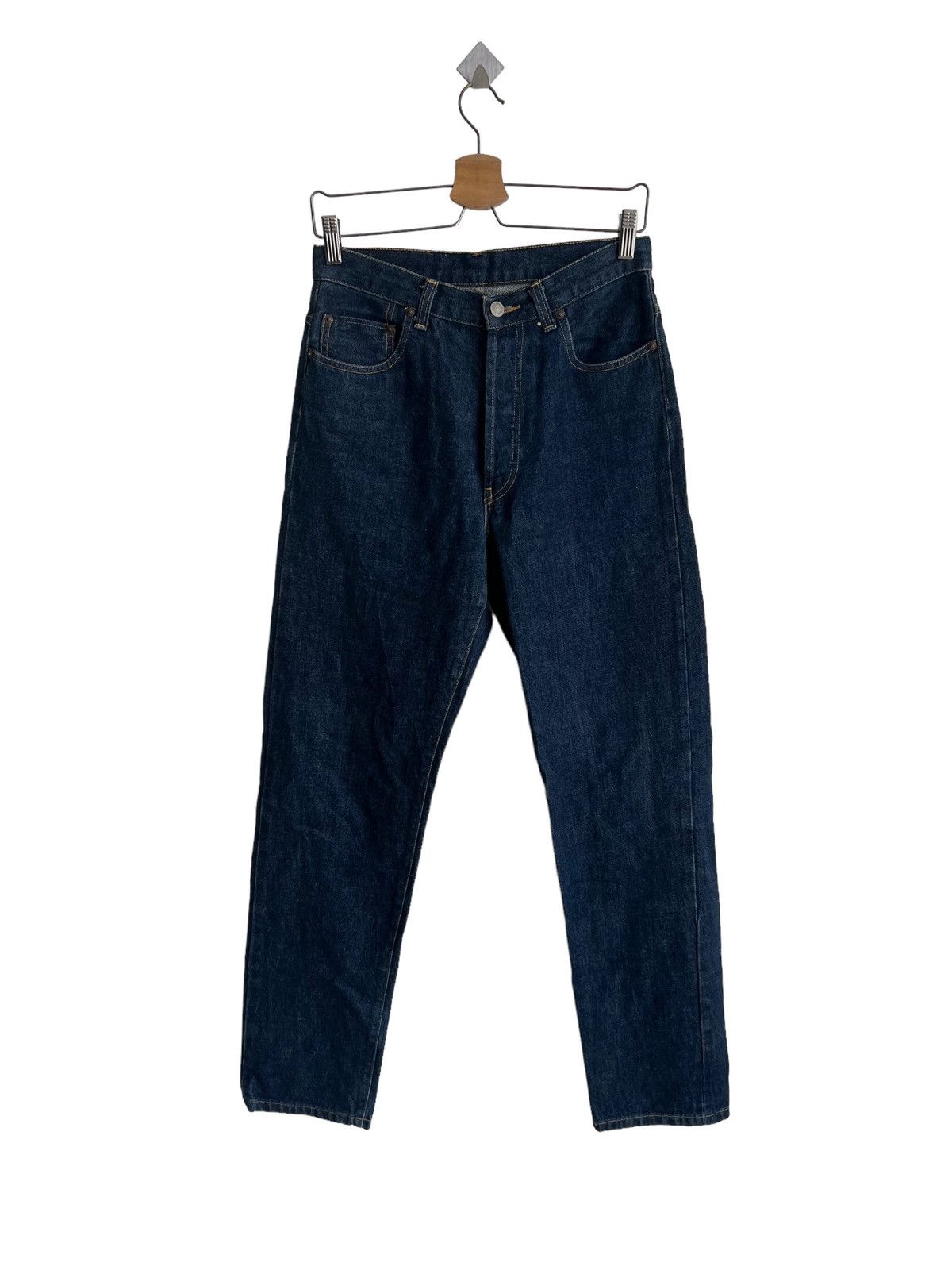 RRL Ralph Lauren 1980s Double RL RRL 🇺🇸 Regular Fit Baggy Selvaged Denim Size US 29 - 8 Thumbnail