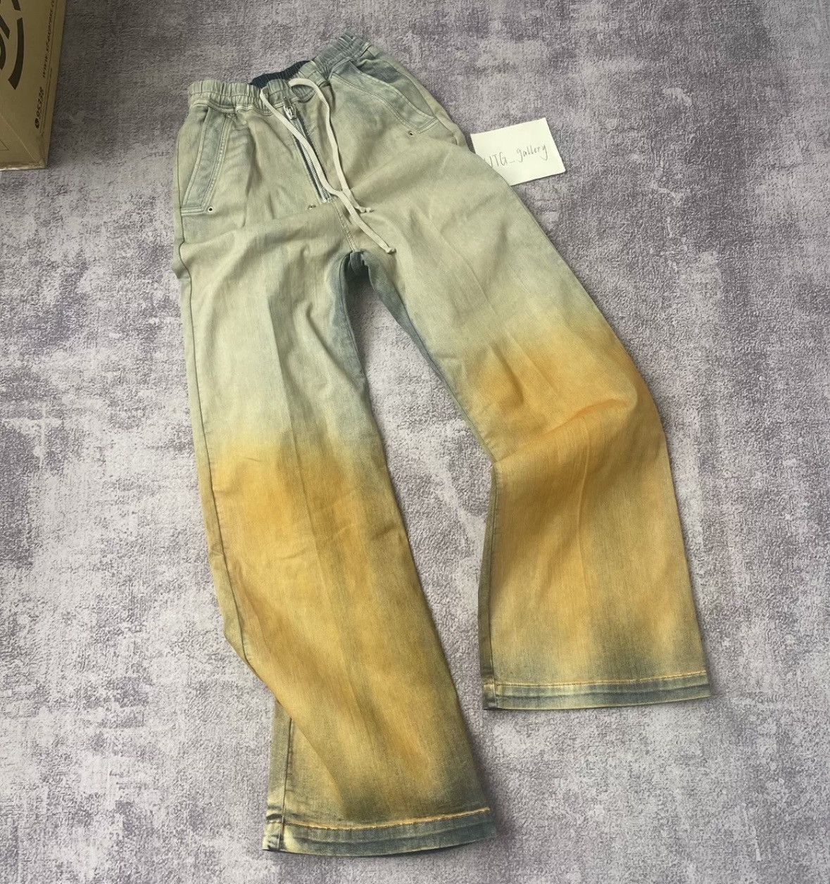 Rick Owens Rick owens 24ss geth Bela gradient washed jeans Size US 30 / EU 46 - 1 Thumbnail