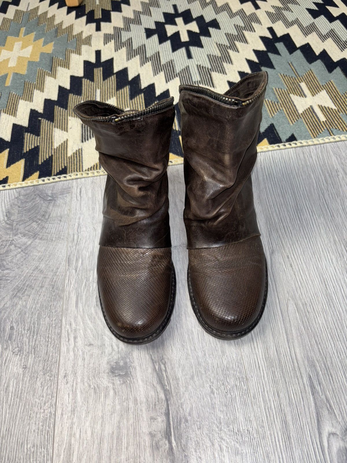 A.S.98 A.S98 leather zipper biker boots Y2K Size US 5.5 / IT 35.5 - 2 Thumbnail