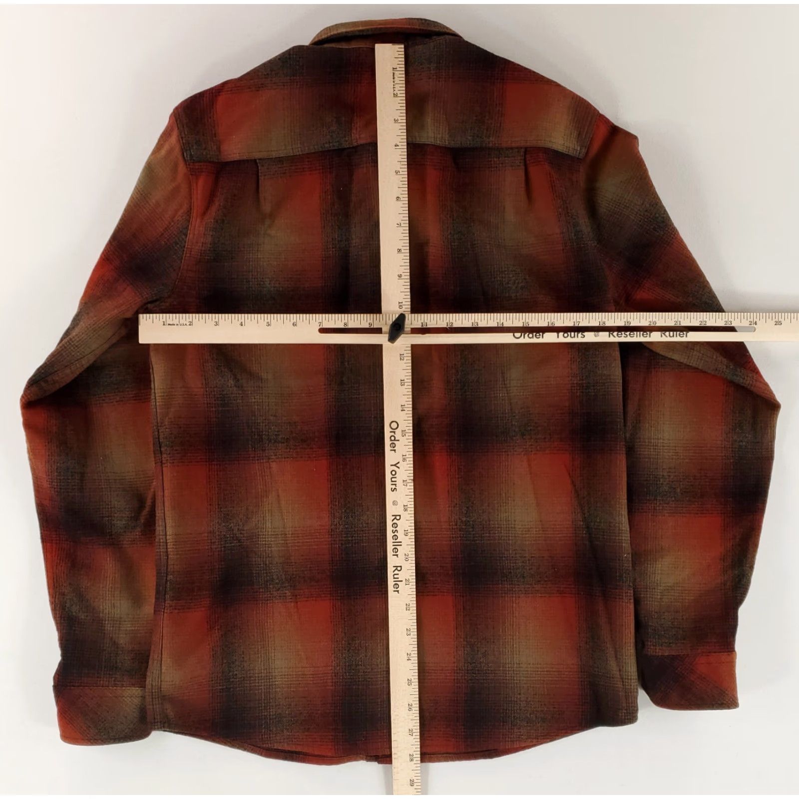 Pendleton Pendleton X Roark Shirt Snap Button Up Wool Shadow Plaid Double Elbows Mens S Multicolor Men Shirt S Size US S / EU 44-46 / 1 - 6 Thumbnail