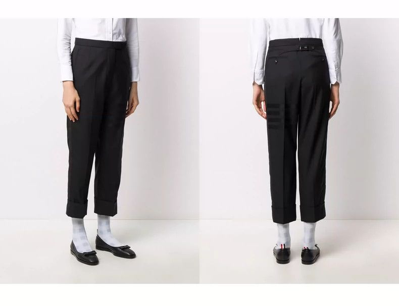 Thom Browne Thom BrowneDark four bars black suit 2503-Nextarrow Size 25" / US 0 / IT 36 - 6 Thumbnail