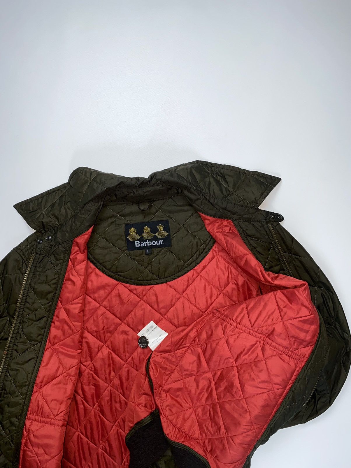 Barbour 🚨 Barbour vintage quilt zip nylon bomber jacket man’s L Size US L / EU 52-54 / 3 - 6 Thumbnail