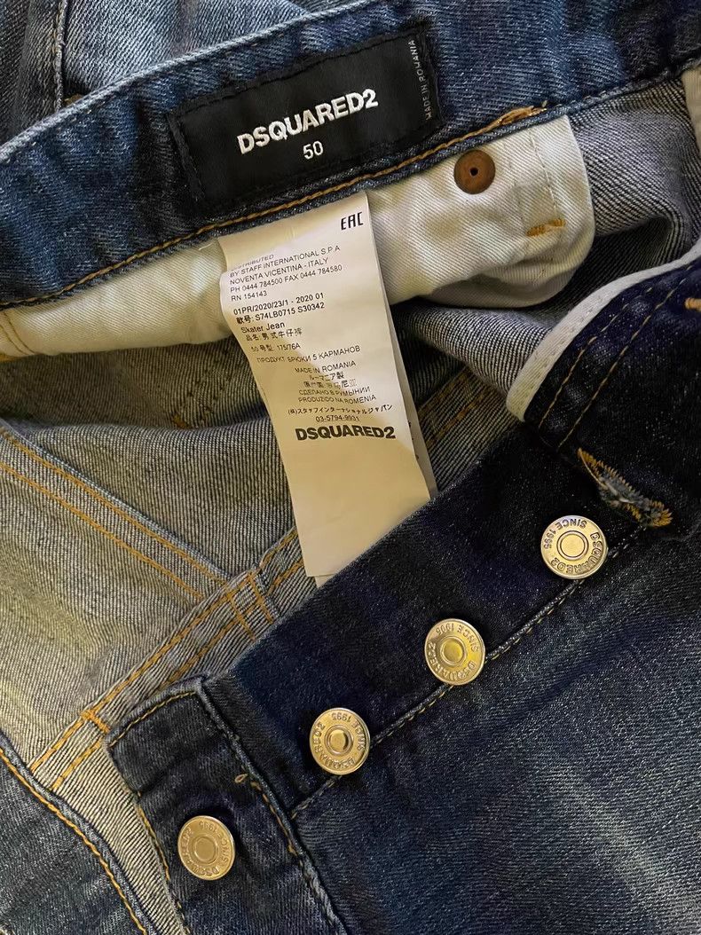 Dsquared2 Dsquared2 Washed & Faded Jeans Size US 36 / EU 52 - 2 Thumbnail