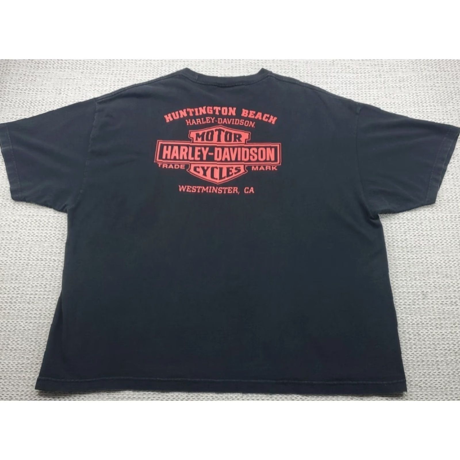 Harley Davidson Harley-Davidson T Shirt Mens 3XL Black Crew Neck Short Sleeve Graphic Print Logo Meme? (no) Size US XXL / EU 58 / 5 - 2 Thumbnail