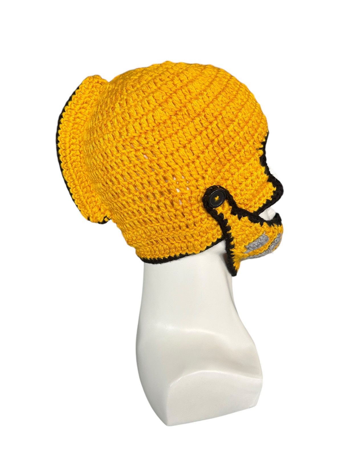 Japanese Brand × Kapital × Vintage Crochet Knitted Handmade Mohawk Rare Beanie Hats ☠️☠️ Size ONE SIZE - 4 Thumbnail