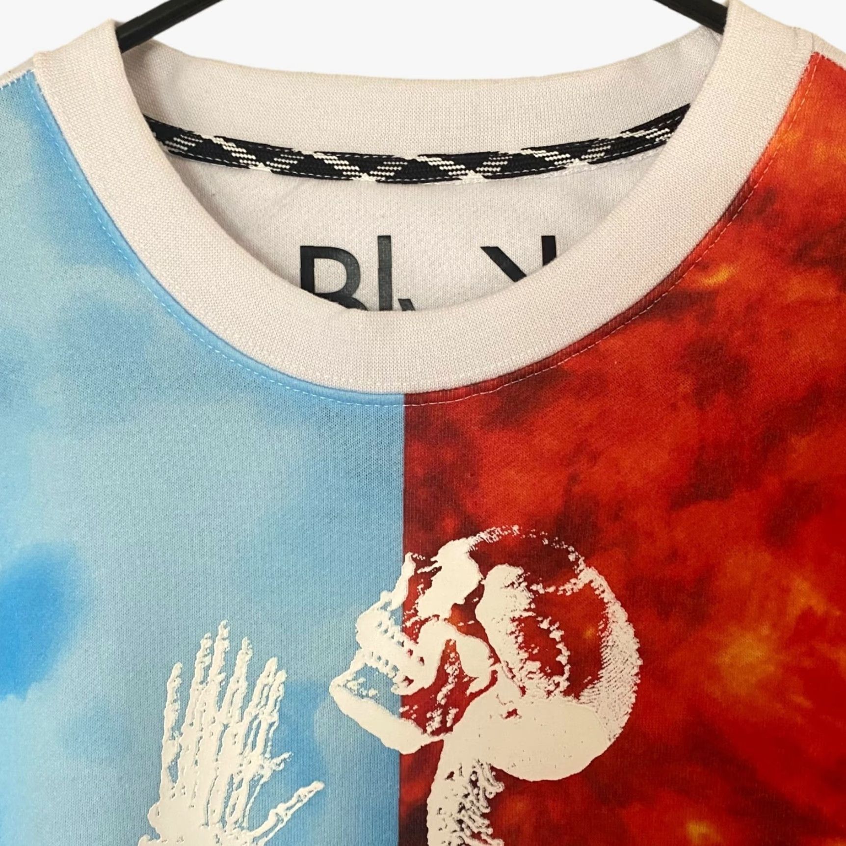 Rocawear Rocawear Praying Skeleton Crewneck Sweatshirt Pullover Mens Medium White Graphic Multicolor Polyester Streetwear Size US M / EU 48-50 / 2 - 5 Thumbnail