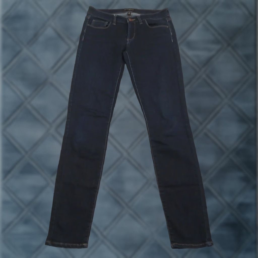 Banana Republic Banana Republic Jeans Skinny Womens Size 2 Blue Dark Wash Denim 28x30 Size 26" / US 2 / IT 38 - 1 Thumbnail