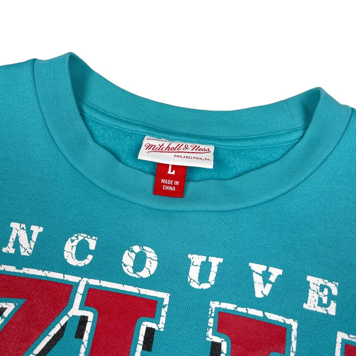 NBA NBA Vancouver Grizzlies x Mitchell & New Crew Sweatshirt Size US L / EU 52-54 / 3 - 6 Thumbnail