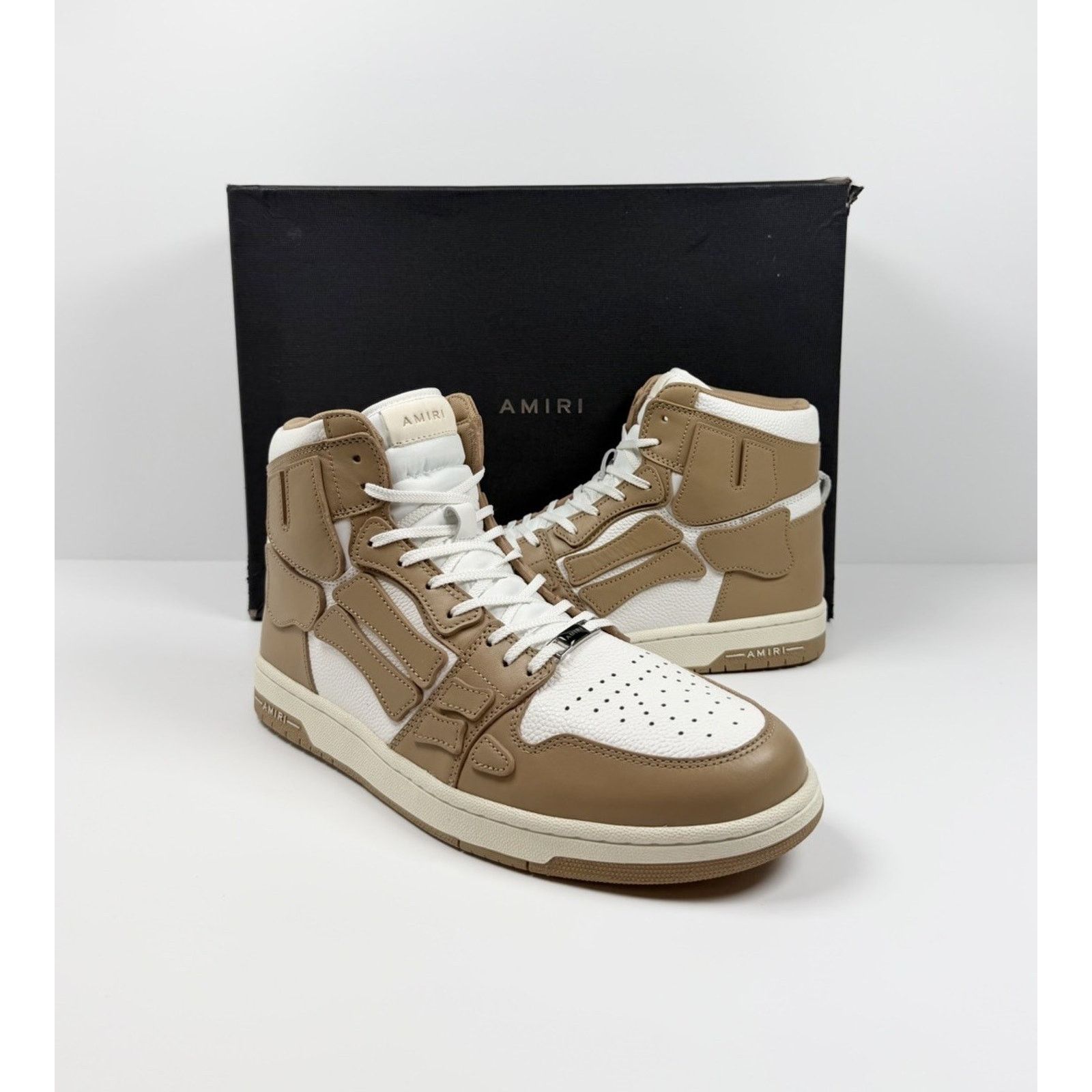 Amiri Size 46EU/13US - Amiri Skel Top High Brown NEW Size US 13 / EU 46 - 2 Thumbnail