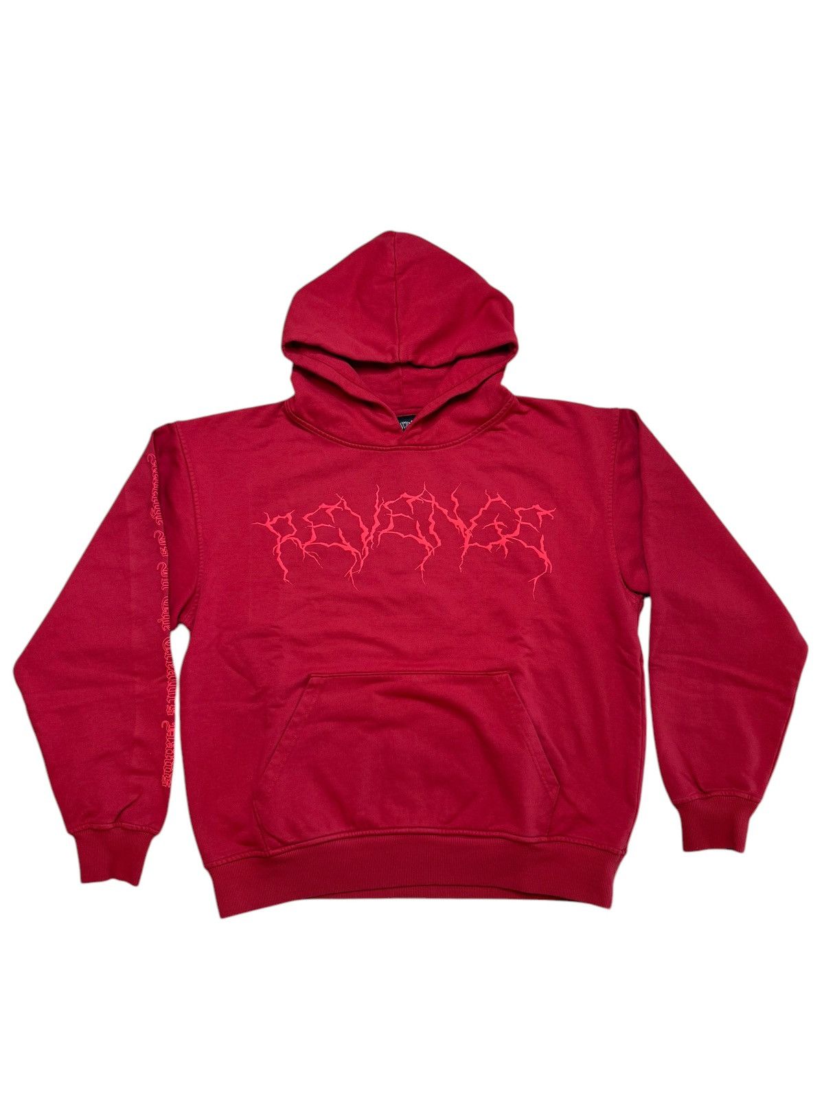 Revenge Red Lightning Hoodie | Grailed