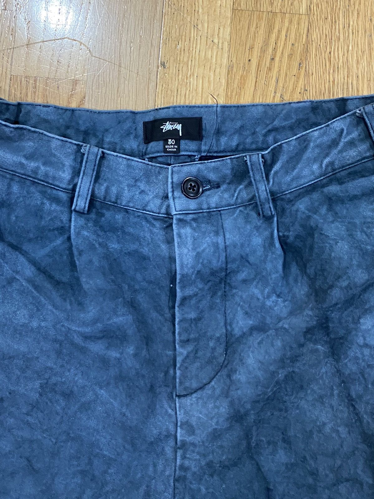 Vintage Stüssy jeans blue | Grailed