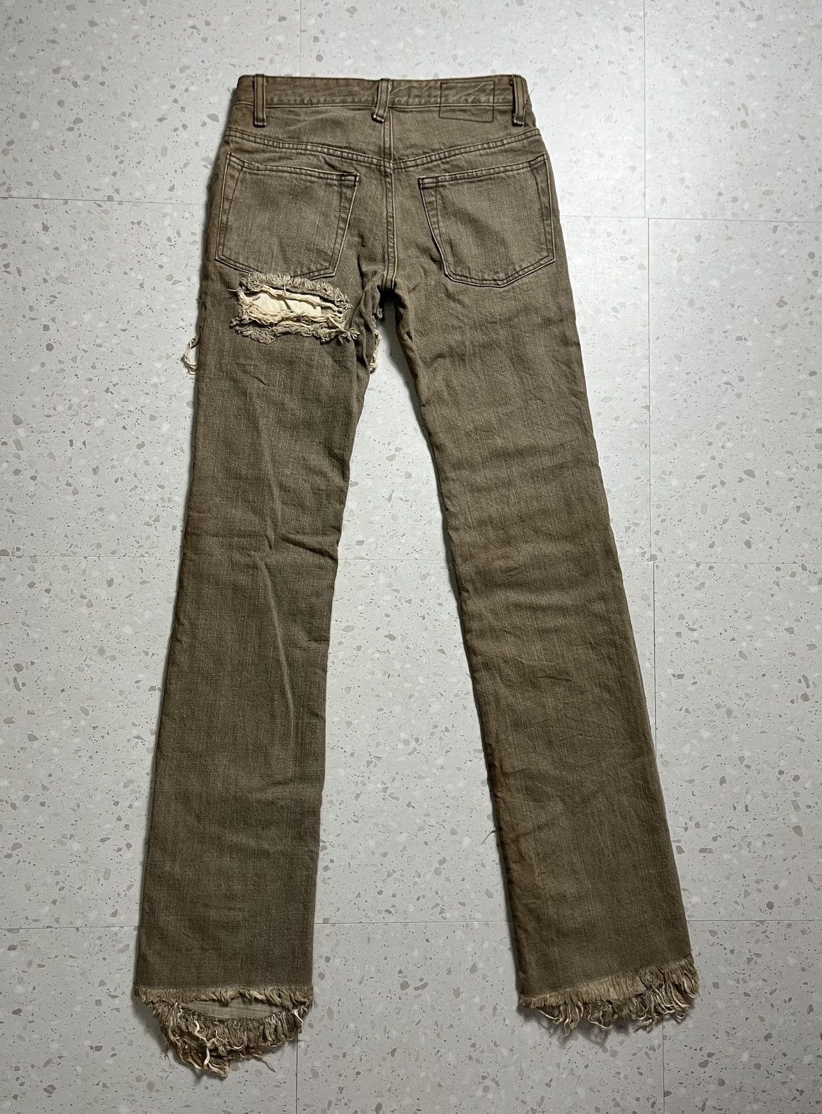 Le Grande Bleu (L.G.B.) Vintage han ahn soon flare jean distressed Size US 26 / EU 42 - 2 Thumbnail