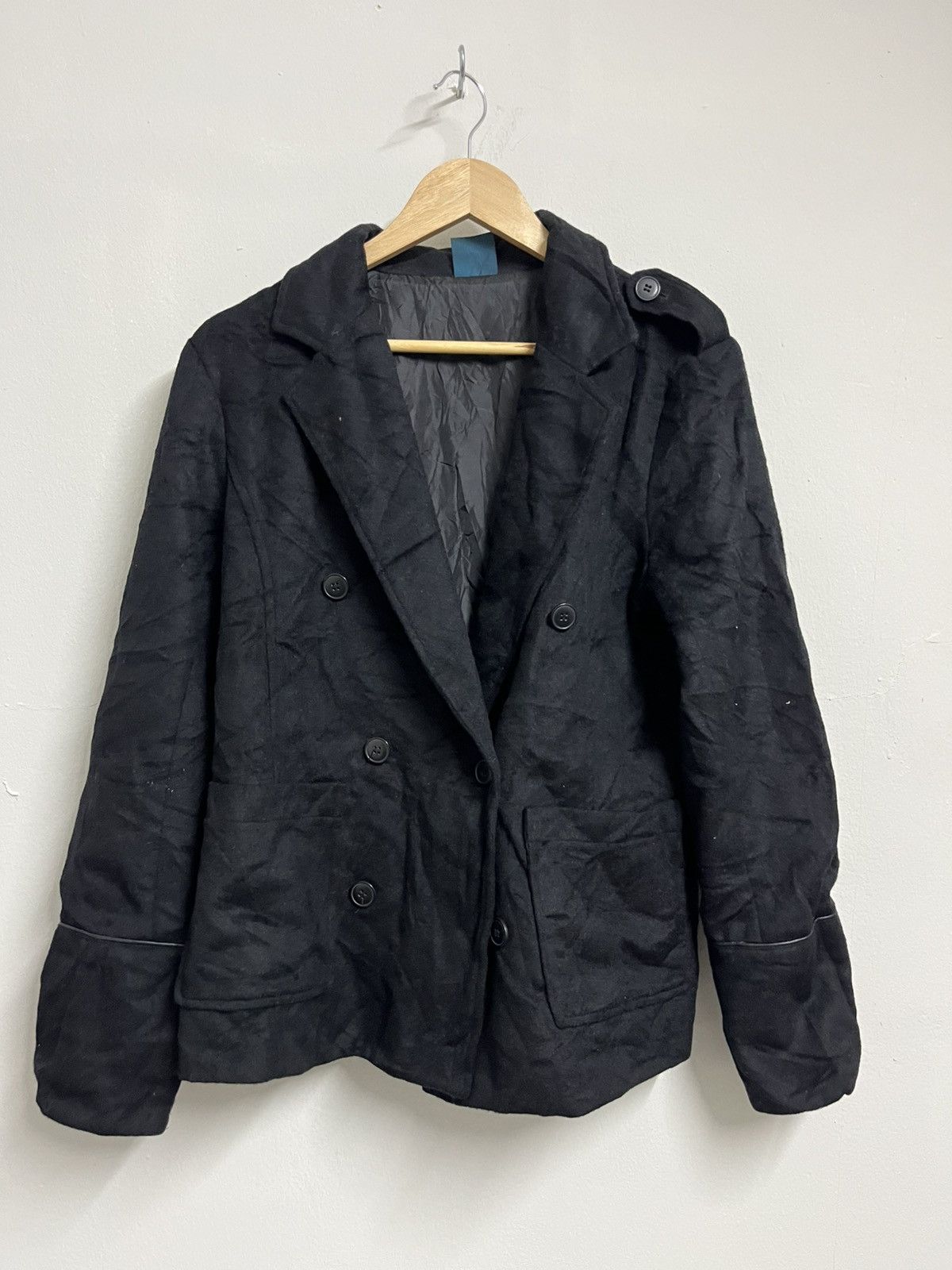 RAGEBLUE 💥Japanese Brand RAGEBLUE Wool Black Jackets Size US S / EU 44-46 / 1 - 1 Thumbnail