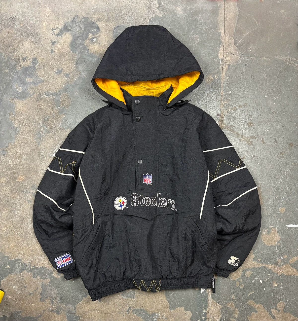 Starter Pittsburgh Steelers NFL Vintage Starter Pro Line Puffer Size US XL / EU 56 / 4 - 1 Thumbnail
