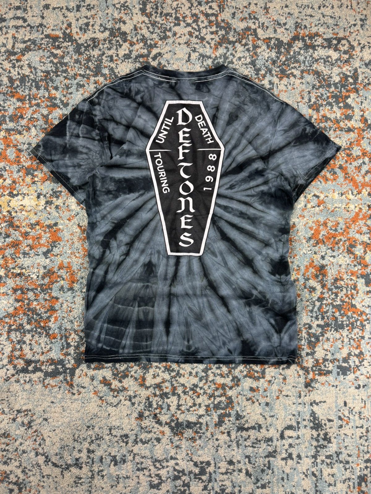Band Tees × Vintage Vintage 00s Deftones until death tour tie dye graphic tee Size US S / EU 44-46 / 1 - 1 Thumbnail