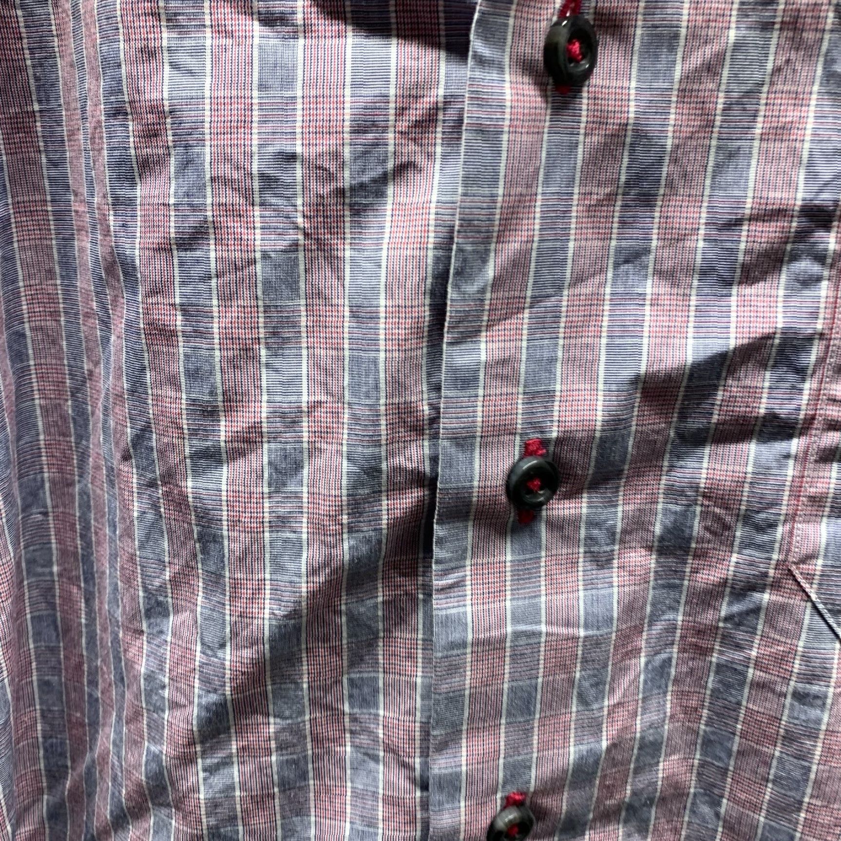 David Donahue **David Donahue Red Plaid Button-Up Shirt Adult Large Cotton** User: David Donahue Red Plaid Button-Up Shirt Adult Large Cotton Size 42R - 5 Thumbnail